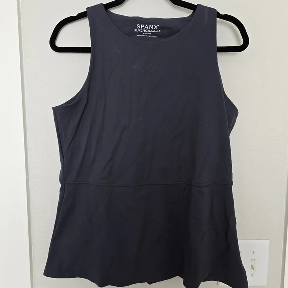 Spanx Active Peplum Top In Three Colors Size XL - Picture 7 of 8